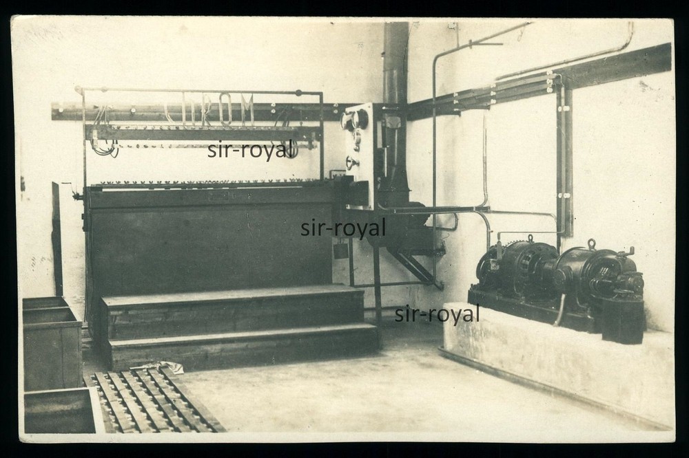 Large Machine – Industrial Engineering Craft Profession – Photo Postcard 13x9cm