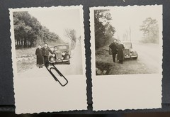 Photo View Bundle Lot Reims Longwy Ardennes Street Benz Car Wagon Sign W