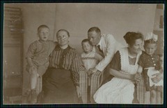 12x Real Photo Postcard – Family Children Boys Girls Portrait – 1910s 1930s