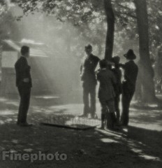 1924/78 JOSEF SUDEK Vintage Czech Photo Gravure Young Men Kolin Island Fine Art