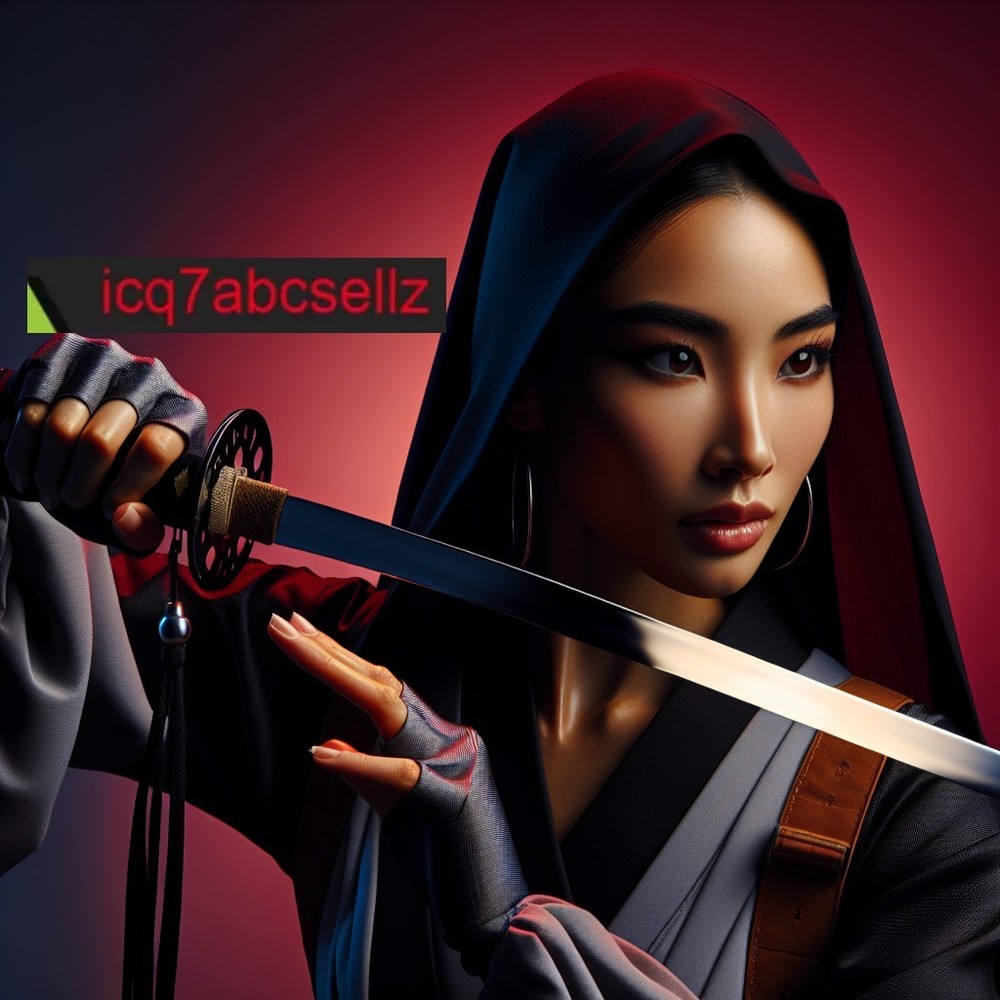 Digital Image – Wallpaper Background Art -Ninja Warrior-Kiera Mori