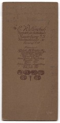 Photograph Eduard Wolleschak, Naumburg, Windmühlenstraße 36, Mrs. E. Kolbe in g