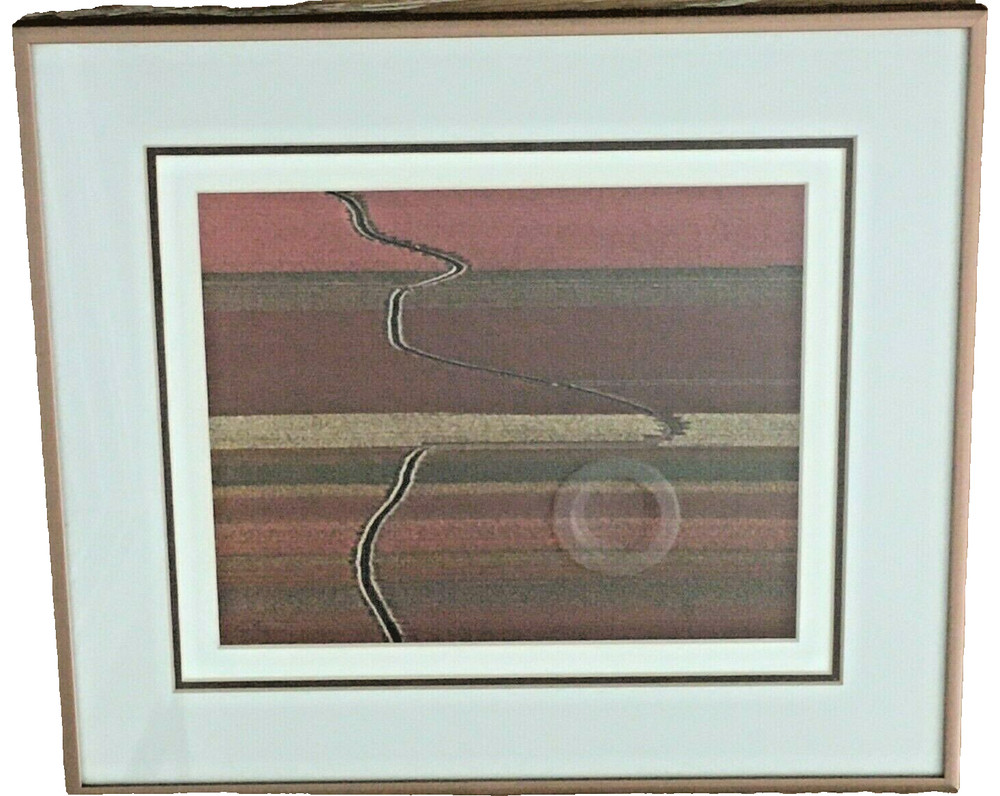 Lee Mann «Farmland Tapestry» framed Photography Print from Original Negative