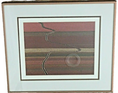 Lee Mann «Farmland Tapestry» framed Photography Print from Original Negative