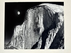 Robert (Bob) Werling Yosemite Half Dome Photograph Pencil Signed Framed 15×18″
