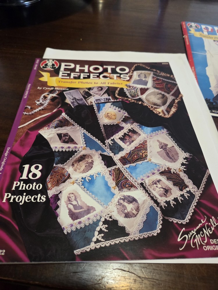 Photo Memories» crafting booklet by Cyndi Hansen, Oop, Transfer Photos To Fabric
