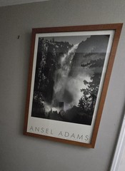 Ansel Adams Bridalveil Fall Yosemite National Park Framed Authorized Edition