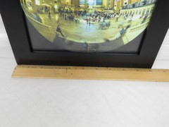 Grand Central Station Interior Photograph – Fisheye Lens – 10″ X 10″ Black Frame