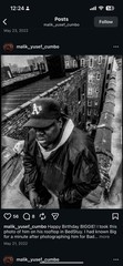 Notorious B.I.G Biggie Photo 90s Brooklyn Rooftop Malik Yusef Cumbo Match Rare