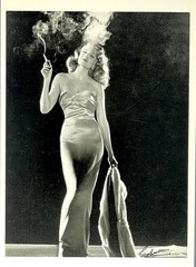 Rita Hayworth Art Print Card Photo By Robert Coburn 1946 Fotofolio 4”x6”