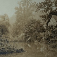 «The Village Mill» Silver Gelatin Print by Charles Henry Miller, 1889