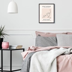 Pablo Picasso Canvas Wall Art Cat Posters Prints Abstract Line Drawing Pictur…