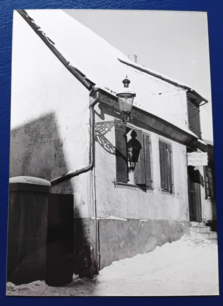 Photo gas lantern gas lamp street light West Wall Hamm Westf. Westphalia 1940