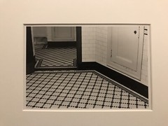 Rare Jeffrey Fraenkel Gallery B&W Print Photograph Silver Film Bathroom Interior