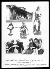 Photomontage 1960s – New Year Greetings – Photo 11x15cm