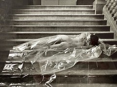 Rare Large Original Marc Paygnard Curiosa Nude Female Fetish PVC Print Photo