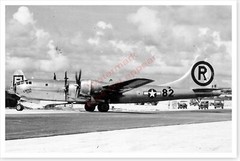 WWII Enola Gay Entering Hardstand After Hiroshima Drop Silver Halide Photo