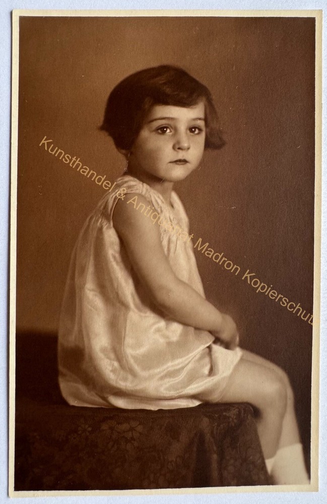 orig. Photo postcard photography child children around 1930 girls Frankfurt am Main
