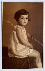 orig. Photo postcard photography child children around 1930 girls Frankfurt am Main