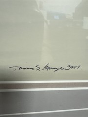 Thomas Mangelsen Signed Numbered Baron Pursuit Sold Out (out Of Production)