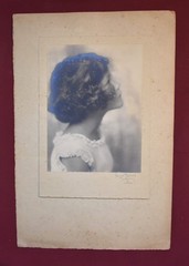 Antique Portrait Photograph of a Young Woman, Shot and Signed by Stuart Black