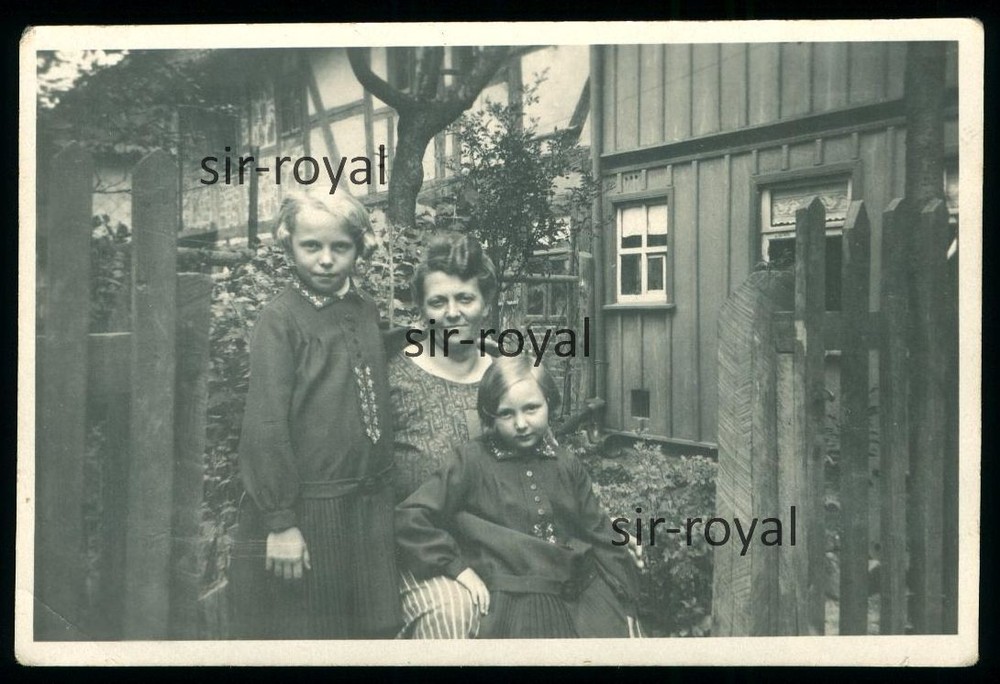 Bornhausen Seesen 1929 – Mother and Daughters – 1920s – Photo 9x6cm