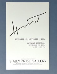 Horst P. Horst (1906-1999) Art Announcement Card 2014 Staley Wise Gallery NYC