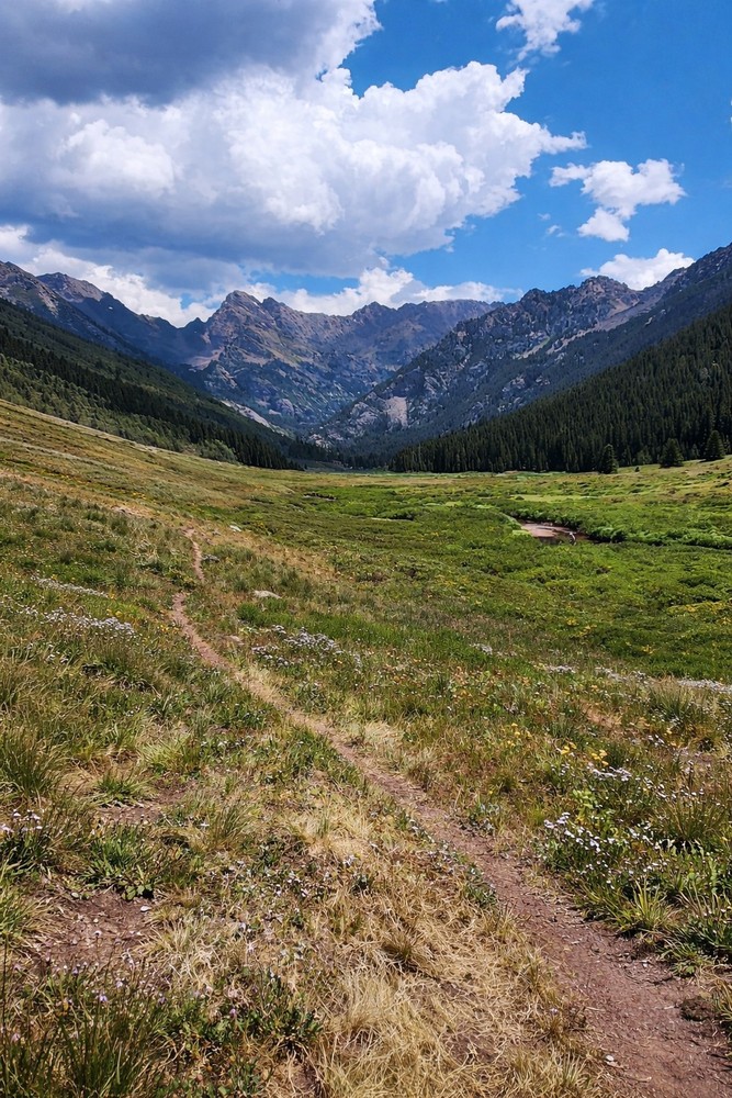 Piney Lake Colorado Alpine Trail – Mountain Landscape Photography Print