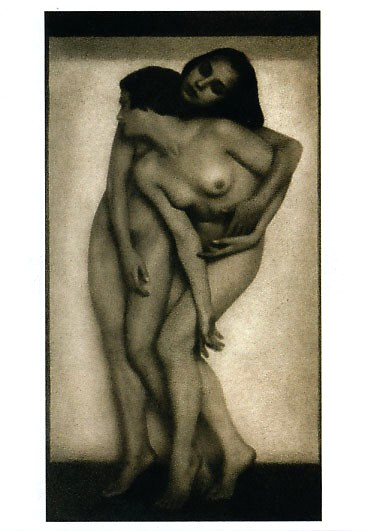 Rudolf Koppitz, «Double Nude», postcard, postcard