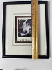 Ansel Adams Photography Copy Bridal Veil Fall Professionally Framed Yosemite