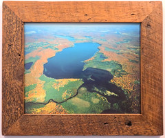 Big Sand Lake, Phelps, Vilas County, Wisconsin, Overhead Photo. Frame Optional.