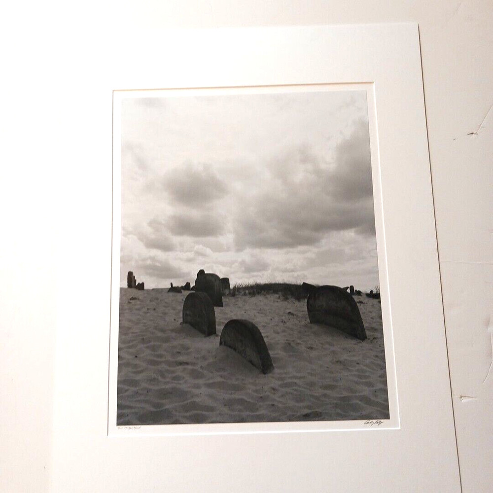 Andy Katz Karczew Poland Jewish Cemetery Silver Gelatin Photograph Signed LE