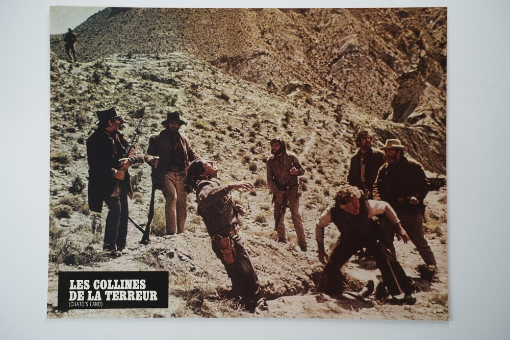 Photo Cinema Lobby Cards The Hills Of Terror (Chato’s Land) 22X28Cm 1970