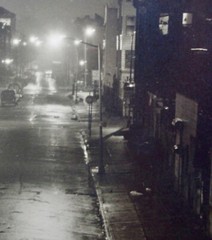 Fine Art Photo- Framed Signed Tyco Lewis- Grotten – Rainy Street at Night 2000