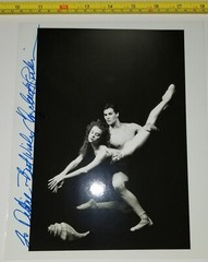 JOFFREY BALLET SIGNED 8×10 PRESS PHOTO ELIZABETH PARKINSON DANCE BALLERINA VTG