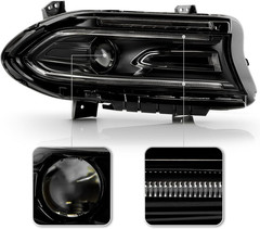 – for 2022-2023 Dodge Charger Halogen Type Factory Switchback LED DRL Projector