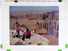 BOB BRADSHAW Color Lithograph Printers Proof 31 x 23 Inches Monument Valley RARE