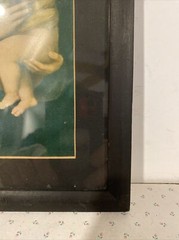 Vintage Picture Mother And Child Cadre Atelier D Art Framed F. C.