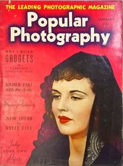 Popular Photography January 1940 Grieving Theme Vintage Cover Only Photo