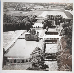 Print Photo Analog France Château De Courances 9X9In 1970
