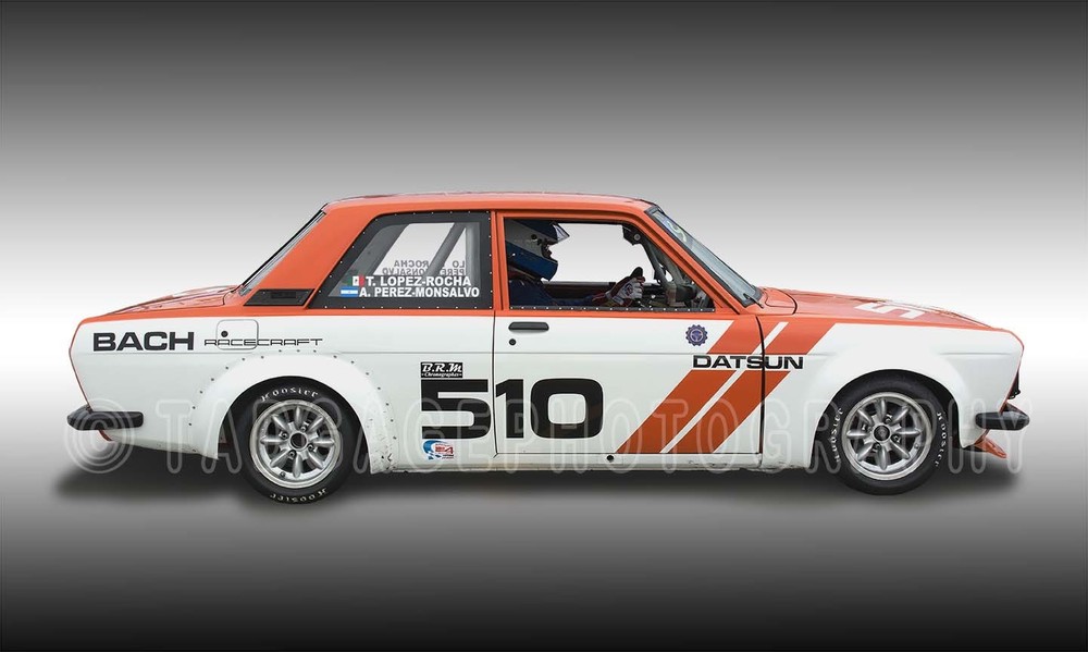 1971 Datsun (Nissan) 510 Vintage Classic Race Car Photo CA-1421
