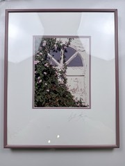 Curtis Krueger Signed Limited Edition Photo Framed Floral Window 1991