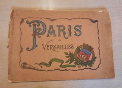 Paris Versailles France Pictures Black White Antique Photo Book