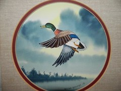 ORIGINAL SIGNED, MATTED WATERCOLOR MALLARD DUCK BY WILLIAM RODGERS JR.