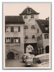 Meersburg am Bodensee – Hotel zum Schiff – Cars – Old Photo 1950s