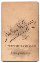 Photograph M. Jung, Lichtenstein-Callnberg, Schulgasse 175, attractive young