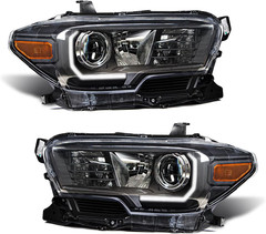 Headlights Assembly for 2016 2017 2018 2019 2020 2021 2022 2023 Toyota Tacoma He
