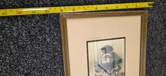 rare Wallace Nutting Hand-Colored Floral, all original, approx. 9″x 10.5″