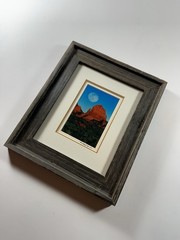 Signed Michael Irvine Photograph “Blue Moon Dome” Framed – Sedona, Arizona