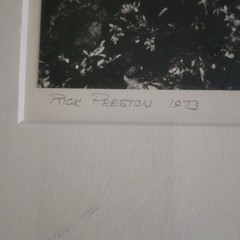 Signed Rick Preston 1973